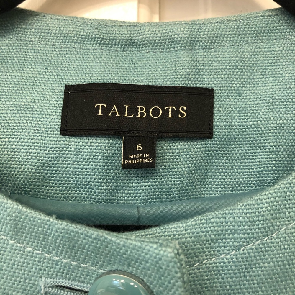 Talbots Linen Jacket - Picture 2 of 3
